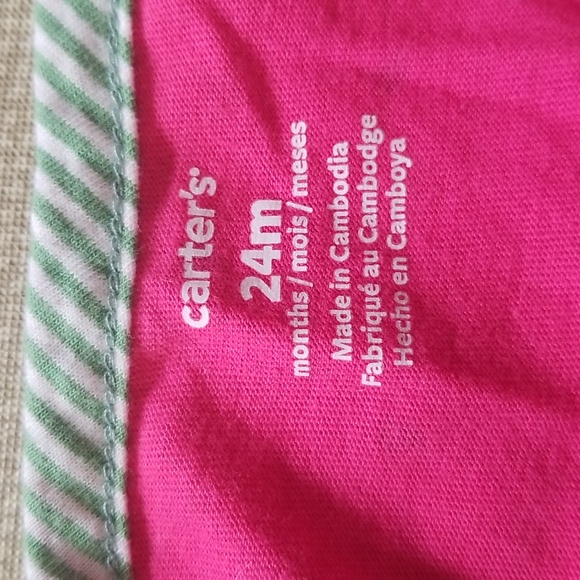 ❣5 for $25 Sale❣Carter's Watermelon Sundress With Attached Bodysuit - Picture 4 of 4